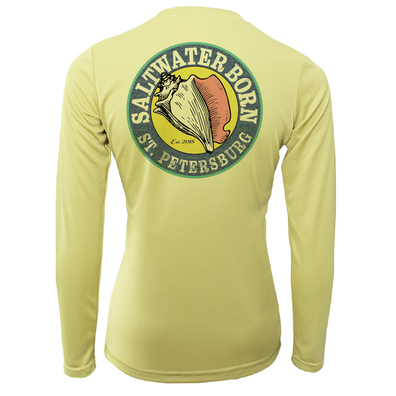 St. Petersburg, Florida Girl Women's Long Sleeve UPF 50+ Dry-Fit Shirt