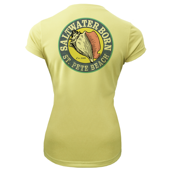 St. Pete Beach, FL "Life is Better At The Beach" Turtle Women's Short Sleeve UPF 50+ Dry-Fit Shirt