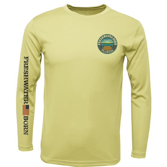 Florida Freshwater Born Kraken Men's Long Sleeve UPF 50+ Dry-Fit Shirt