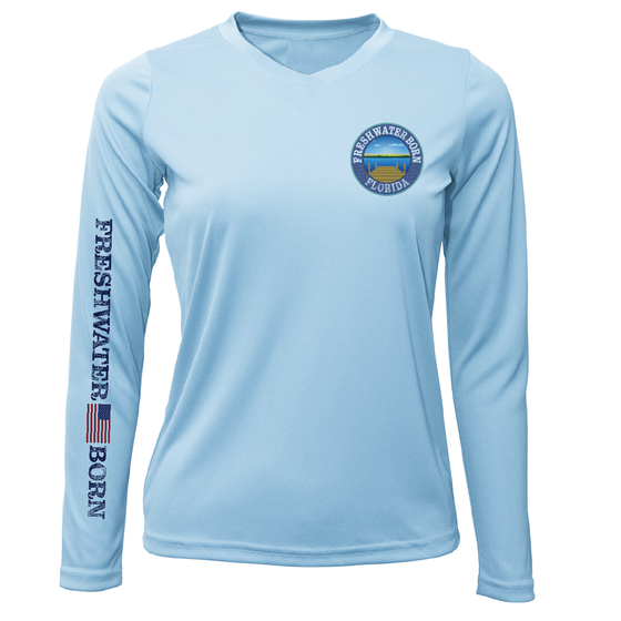 Florida Freshwater Born Kraken Women's Long Sleeve UPF 50+ Dry-Fit Shirt