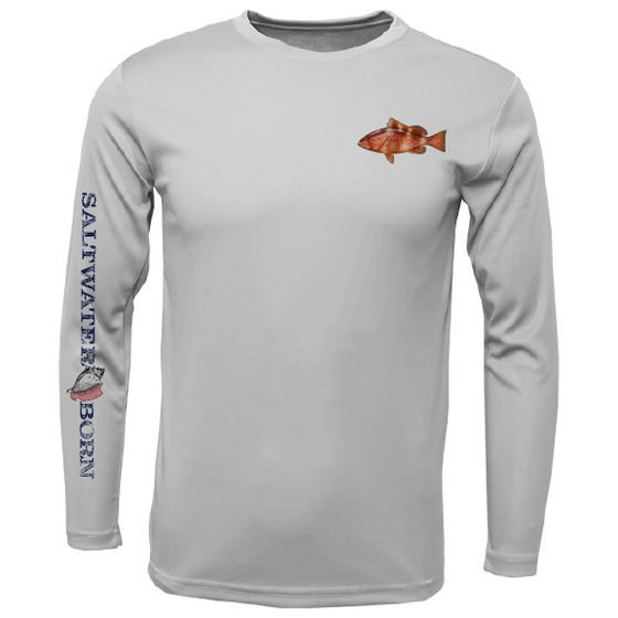 Clean Grouper Long Sleeve UPF 50+ Dry-Fit Shirt