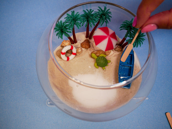 Beach Resin Terrarium Kit