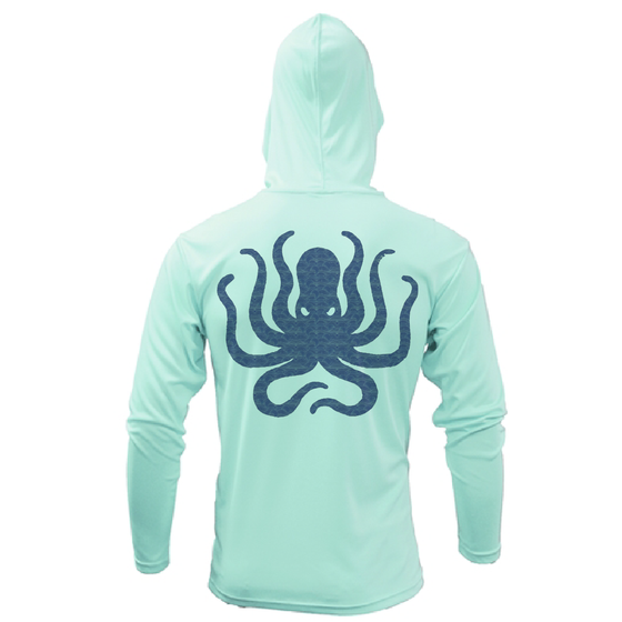 Florida Freshwater Born Kraken Men's Long Sleeve UPF 50+ Dry-Fit Hoodie