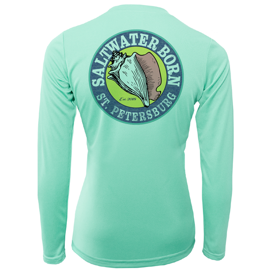 St. Petersburg, Florida Girl Women's Long Sleeve UPF 50+ Dry-Fit Shirt