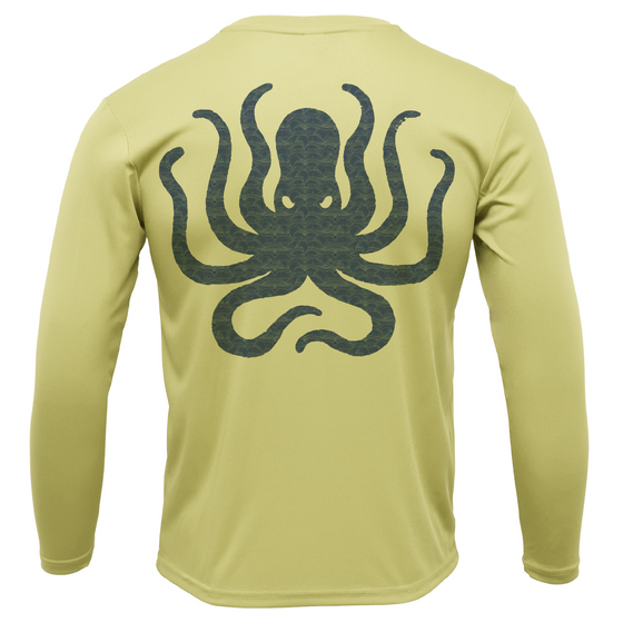 Florida Freshwater Born Kraken Men's Long Sleeve UPF 50+ Dry-Fit Shirt