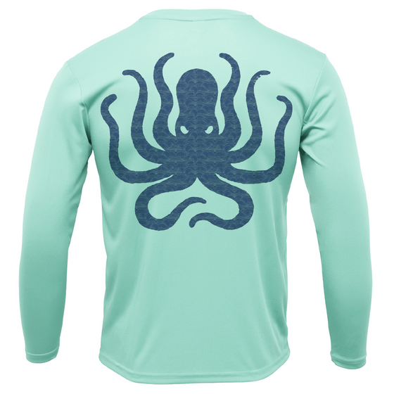 Florida Freshwater Born Kraken Men's Long Sleeve UPF 50+ Dry-Fit Shirt