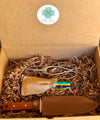 Garden Gift Box - Garden Tool Set  (Hori Hori, Garden Snips and Garden Tool Sharpeners) 3 Tool Kit