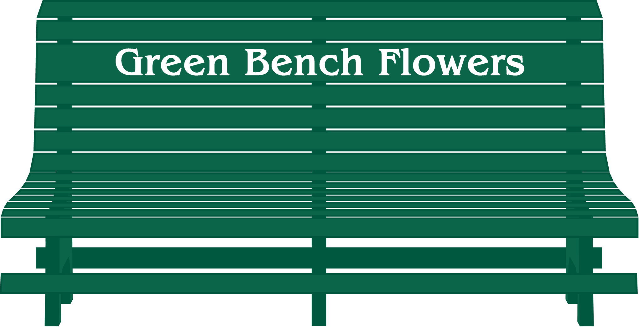 Weddings Green Bench Flowers