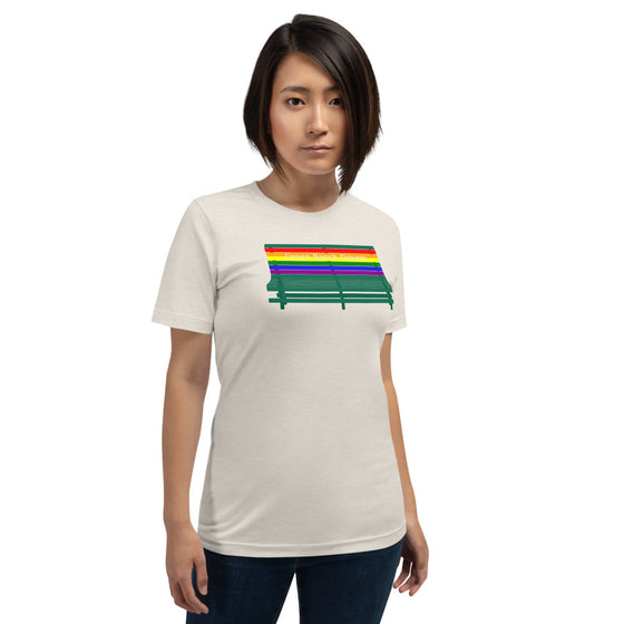 Green Bench Pride - Short-sleeve unisex t-shirt
